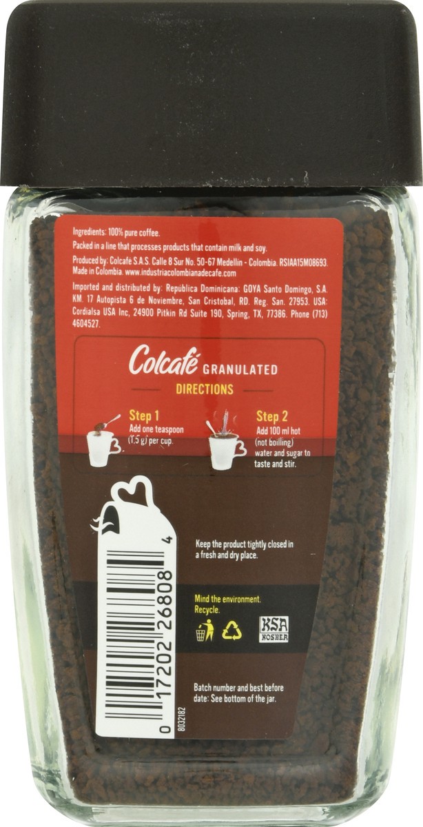 slide 11 of 12, Colcafé Instant Granulated Coffee 1.76 oz, 1.76 oz