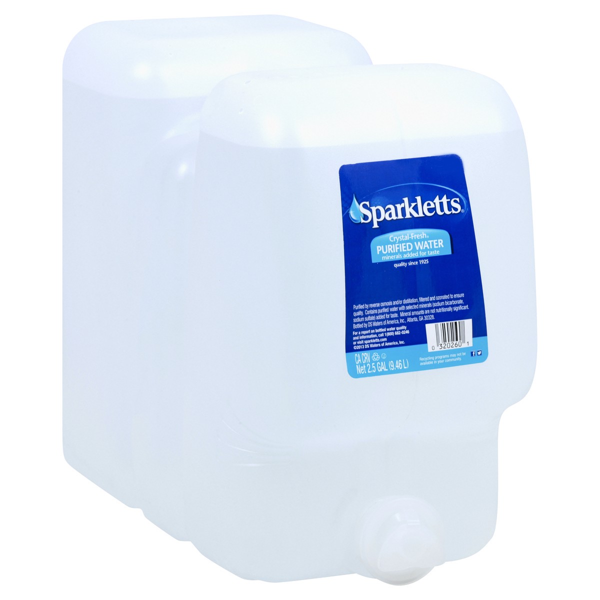 slide 4 of 5, Sparkletts Purified Drinking Water - 2.5 gal, 2.5 gal