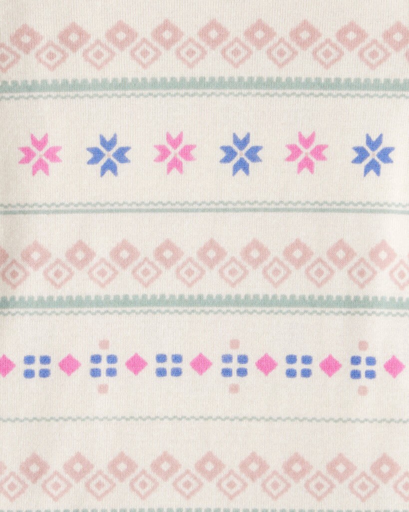 slide 4 of 5, Carter's Baby Girl 4-Pack Bow Print Long-Sleeve Multipack Bodysuits - Multi Cream/Green/Pink 24M, 1 ct