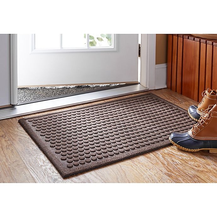 slide 2 of 2, Mohawk Dot Impressions Doormat - Chocolate, 24 in x 36 in