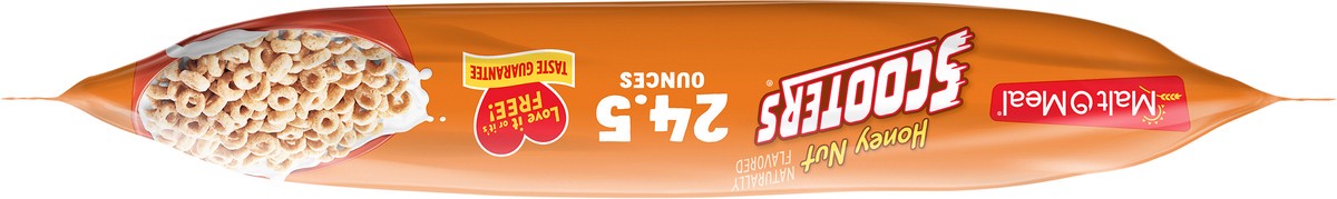 slide 5 of 11, Malt-O-Meal Honey Nut Scooters Breakfast Cereal, Oat Cereal, 24.5 OZ bag, 24.5 oz