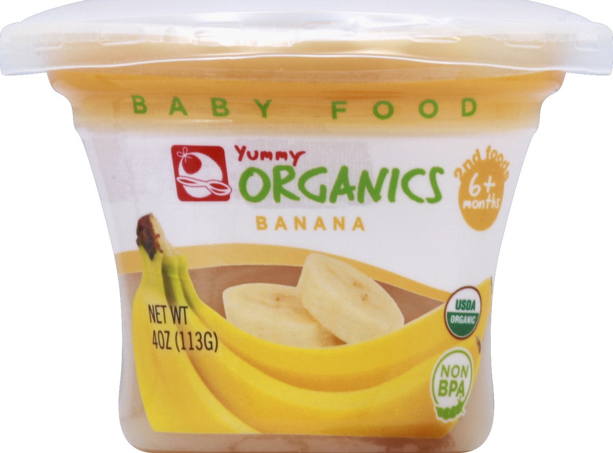 slide 3 of 3, Yummy Organics Baby Food 4 oz, 4 oz