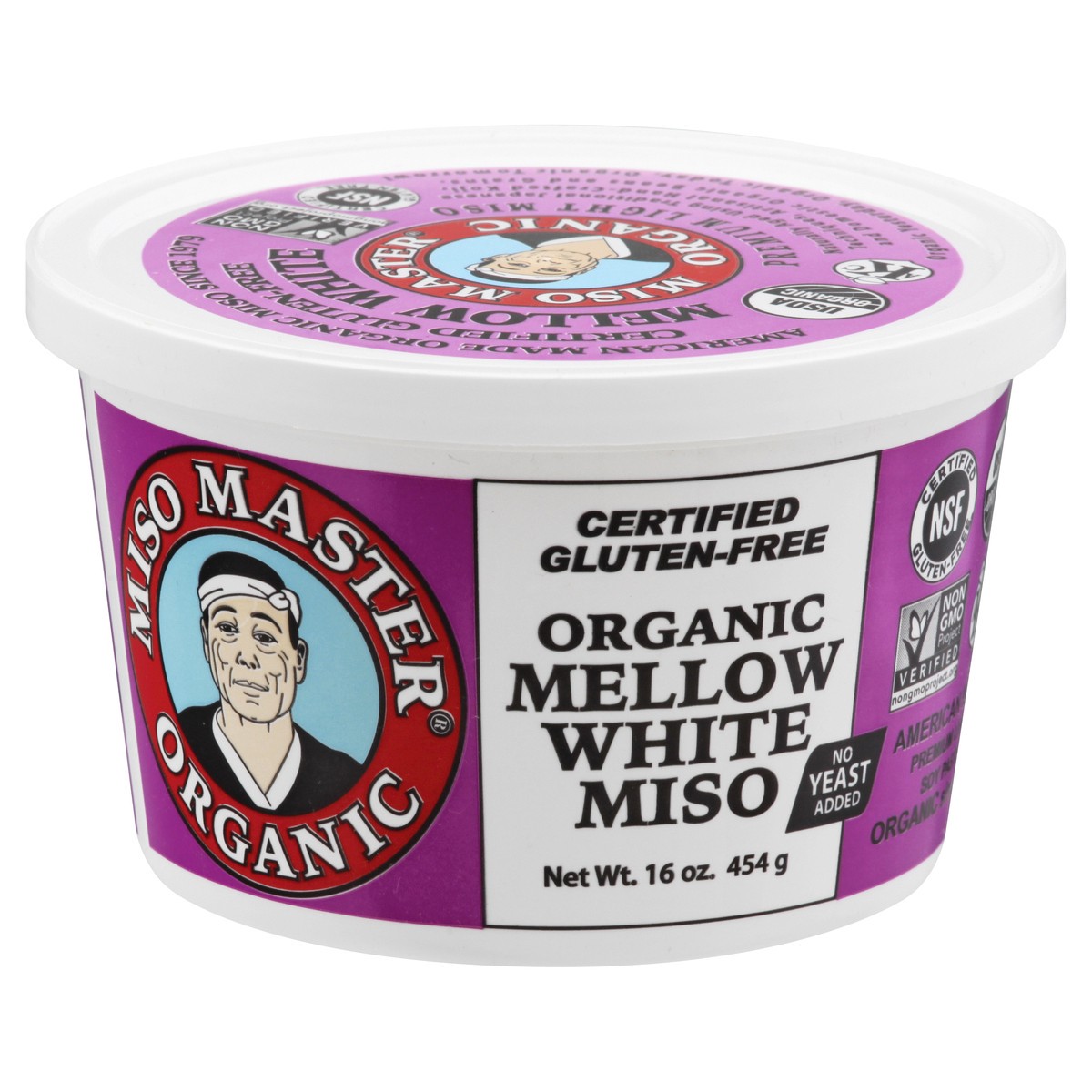 slide 10 of 14, Miso Master Organic Mellow White Miso 16 oz, 16 oz