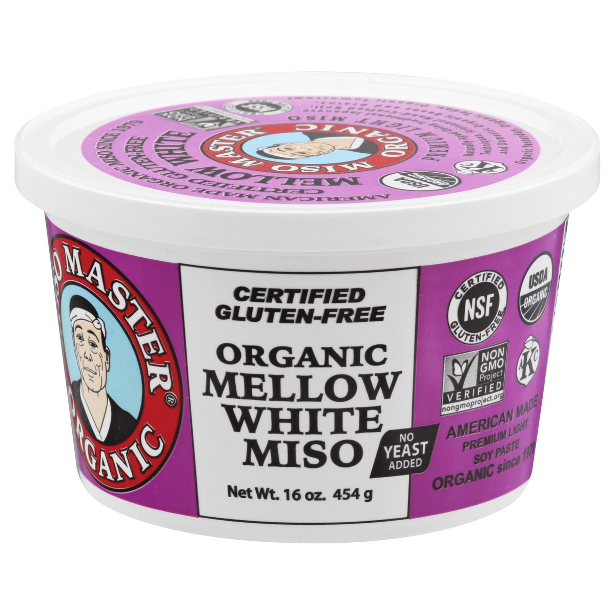 slide 8 of 14, Miso Master Organic Mellow White Miso 16 oz, 16 oz