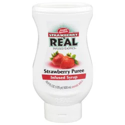 Simply Squeeze Strawberry Puree Strawberry Infused Syrup 16.9 fl oz