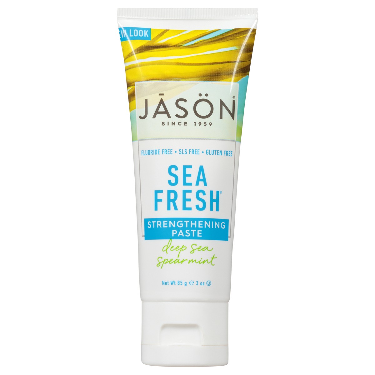 slide 4 of 8, JASON Sea Fresh Deep Sea Spearmint Strengthening Paste 3 oz. Tube, 3 oz