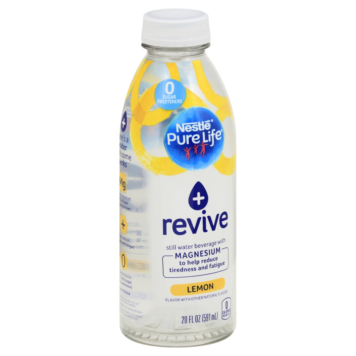 slide 8 of 10, Nestlé Pure Life + Revive Lemon Flavor Still Water Beverage 20 oz, 20 oz