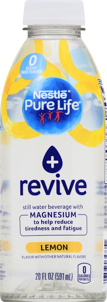 slide 7 of 10, Nestlé Pure Life + Revive Lemon Flavor Still Water Beverage 20 oz, 20 oz