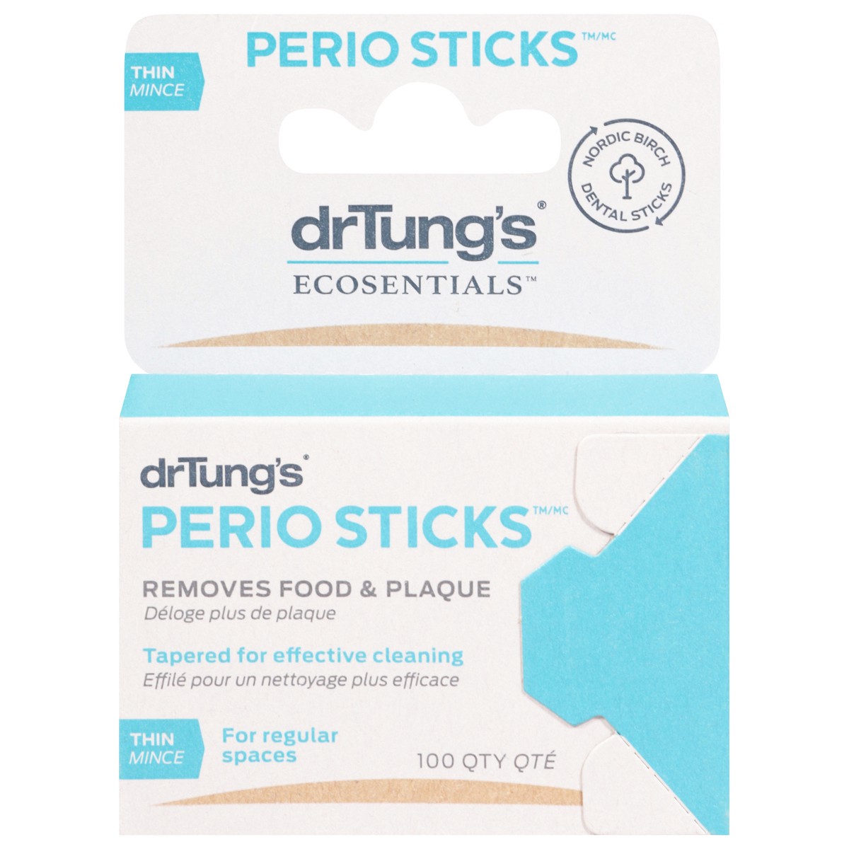 slide 2 of 11, Dr Tung's Ecosentials Thin Perio Sticks 100 ea, 100 ct