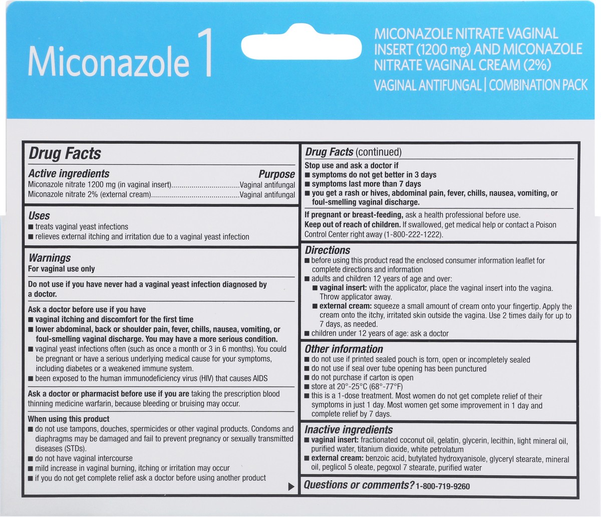 slide 4 of 9, S Care Miconazole Vaginal Antifungal Crm, 0.28 oz