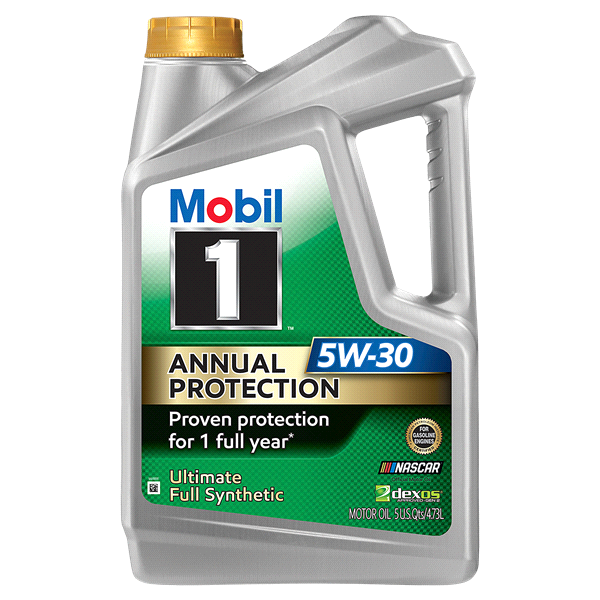 slide 1 of 1, Mobil 1 Annual Protection, 5 qt