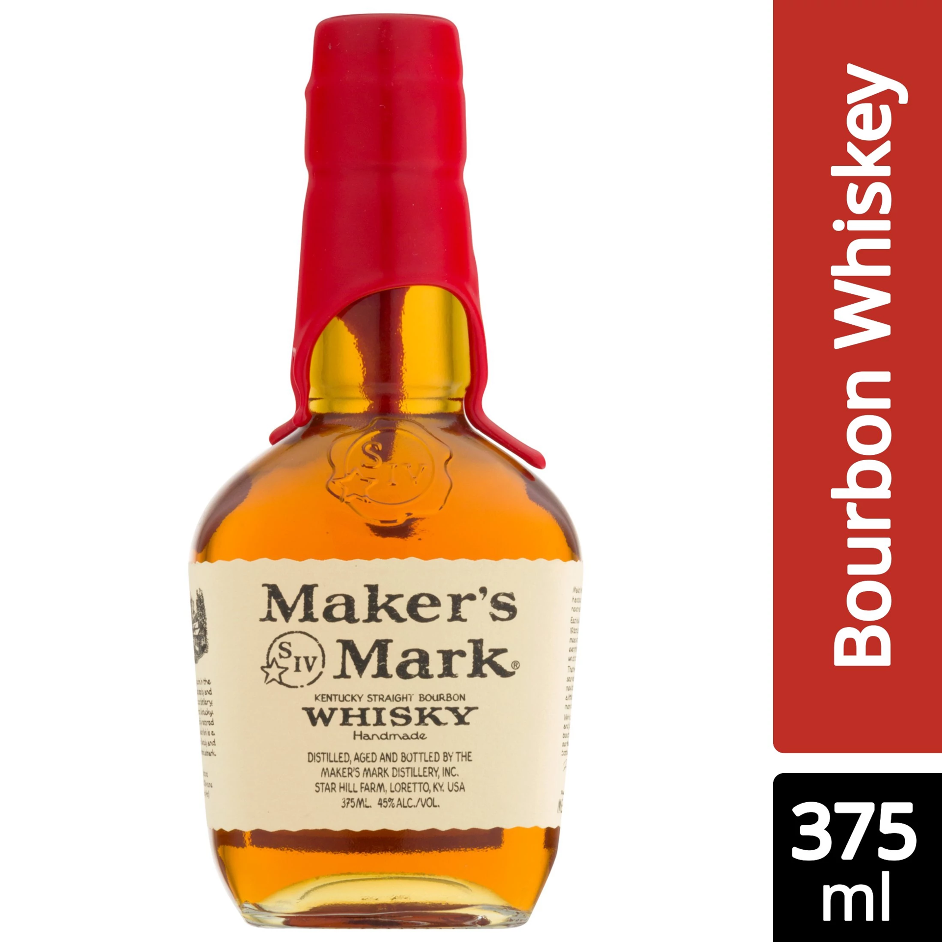 slide 1 of 1, Maker's Mark Kentucky Straight Bourbon Whisky 375 ml, 375 ml