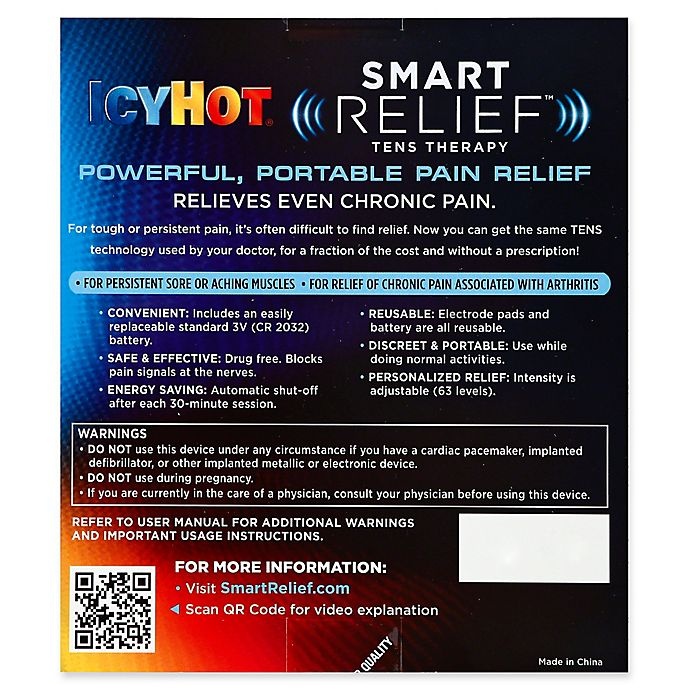 slide 4 of 4, Icy Hot Smartrelief Knee & Shoulder Tens Therapy Relief Kit, 1 ct