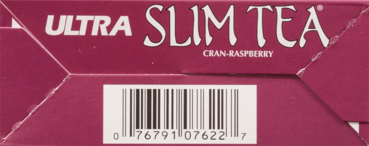 slide 3 of 10, Ultra Slim Tea Tea Bags Caffeine Free Cran-Rasberry Herbal Tea - 24 ct, 24 ct
