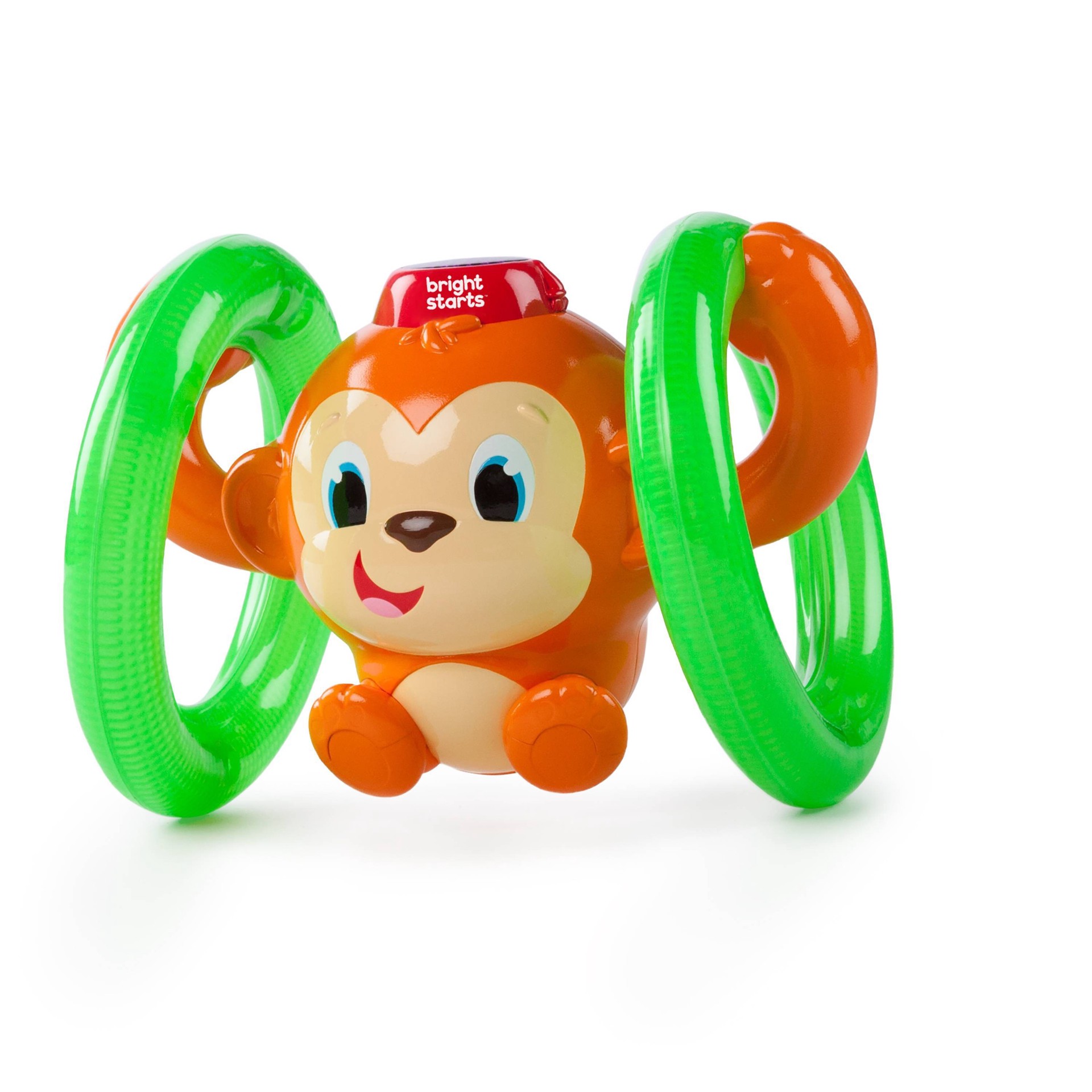 slide 1 of 2, Bright Starts Roll & Glow Monkey Toy, 1 ct