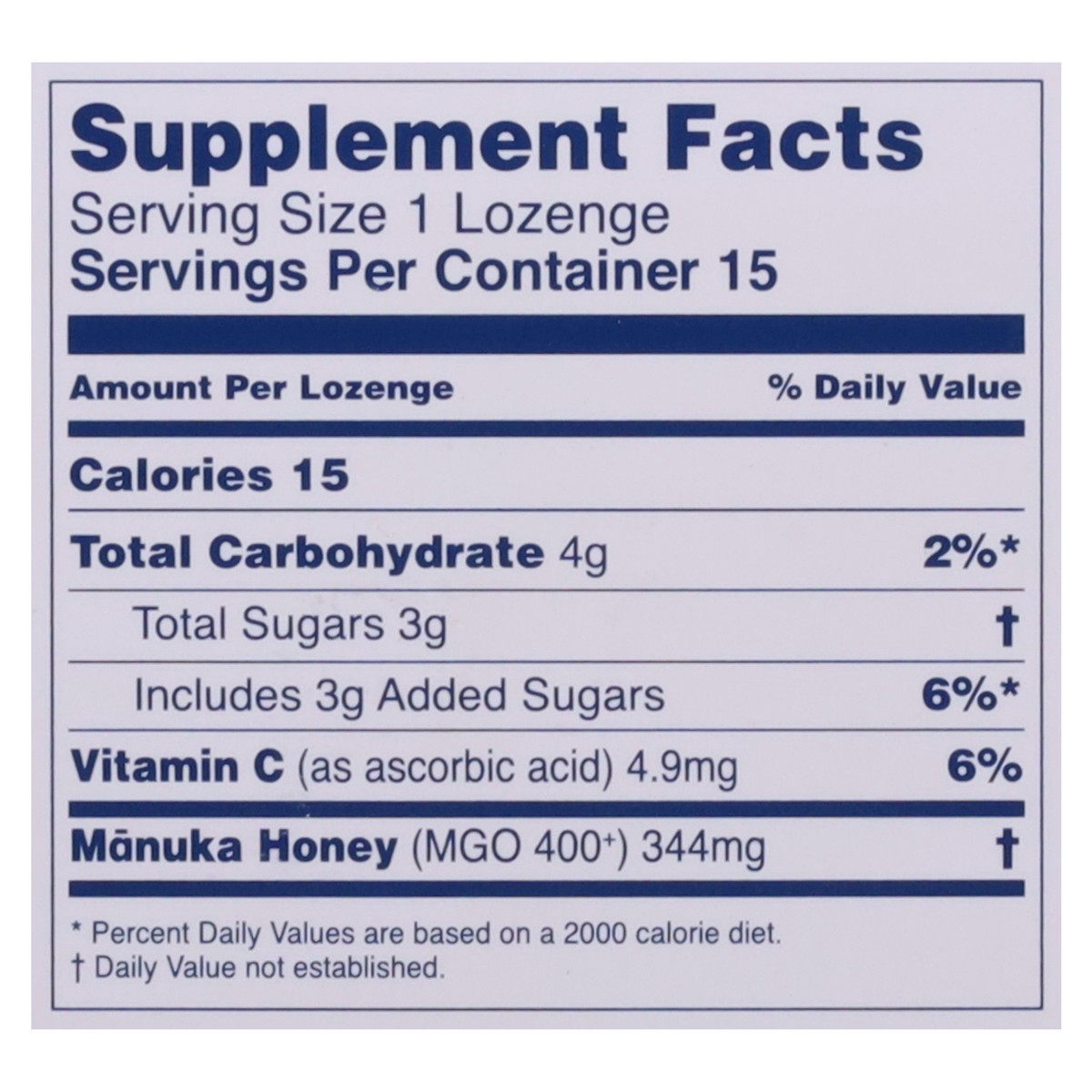 slide 7 of 14, Manuka Health Natural Blackcurrant Flavor Manuka Honey Lozenges 15 ea, 1 ct