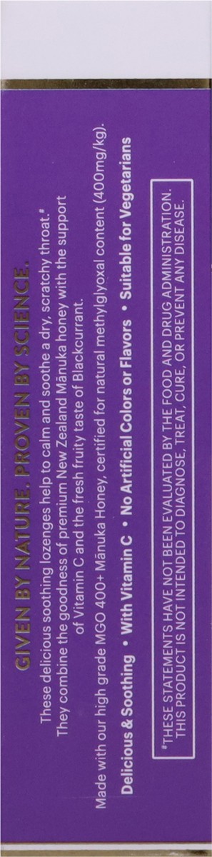 slide 9 of 14, Manuka Health Natural Blackcurrant Flavor Manuka Honey Lozenges 15 ea, 1 ct