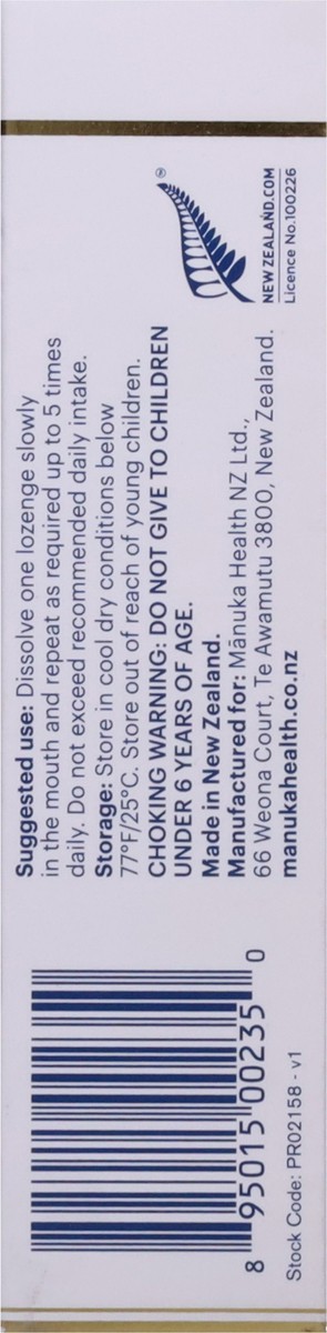 slide 13 of 14, Manuka Health Natural Blackcurrant Flavor Manuka Honey Lozenges 15 ea, 1 ct