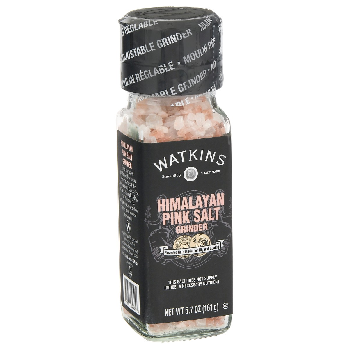 slide 2 of 11, Watkins Himalayan Pink Salt Grinder 5.7 oz, 5.7 oz