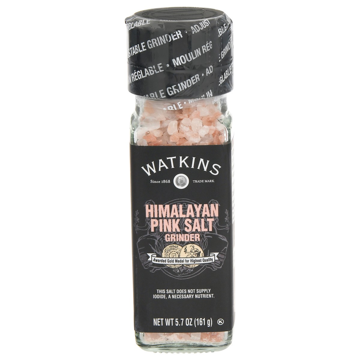slide 11 of 11, Watkins Himalayan Pink Salt Grinder 5.7 oz, 5.7 oz
