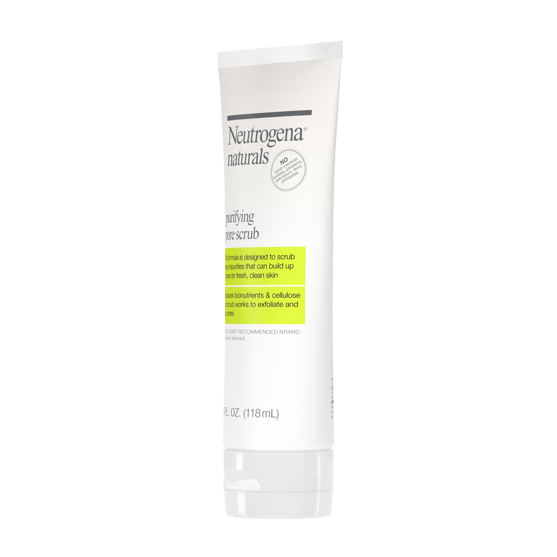 slide 5 of 5, Neutrogena Naturals Purifying Pore Scrub, 4 oz