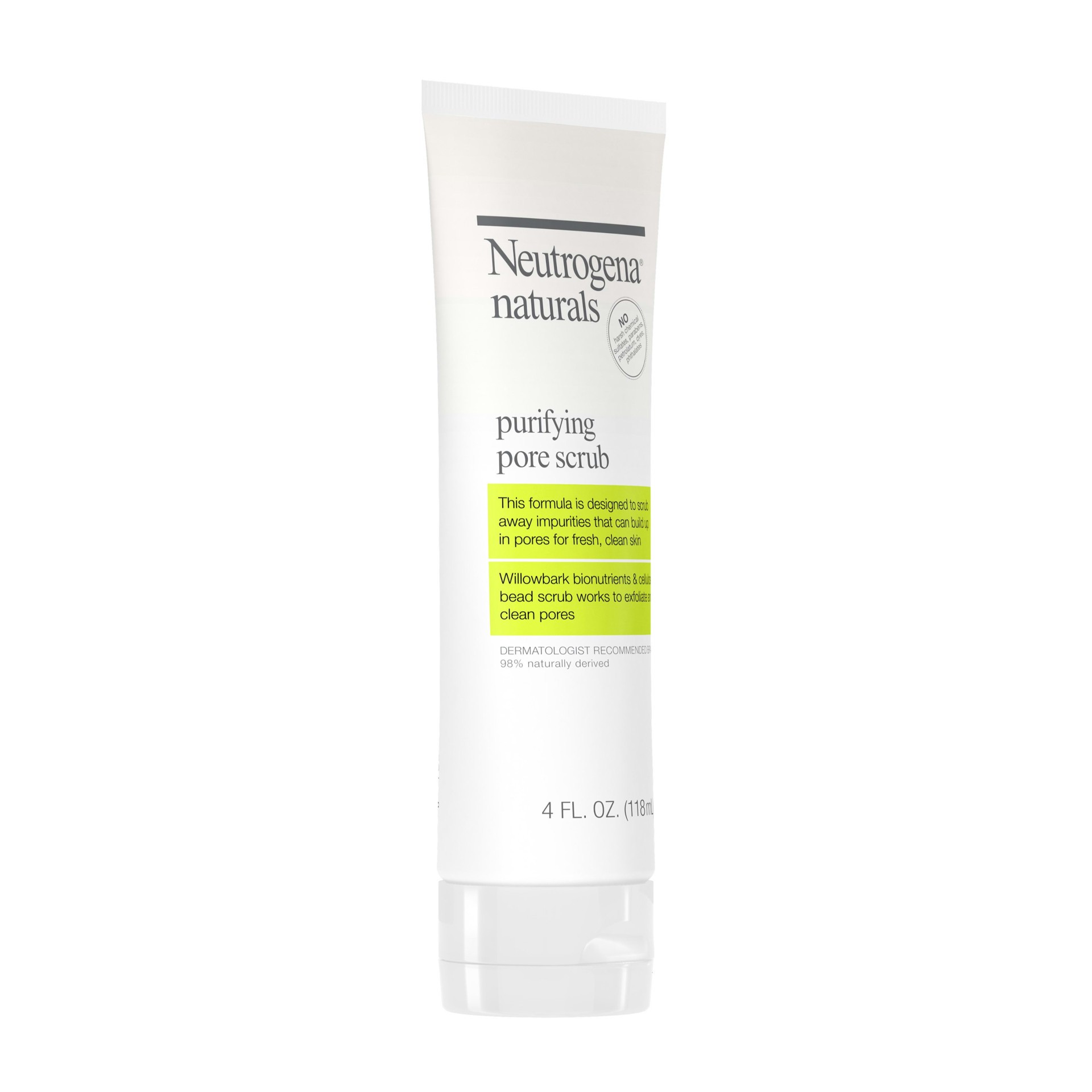 slide 4 of 5, Neutrogena Naturals Purifying Pore Scrub, 4 oz