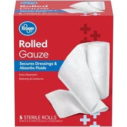 Kroger 4" Rolled Gauze