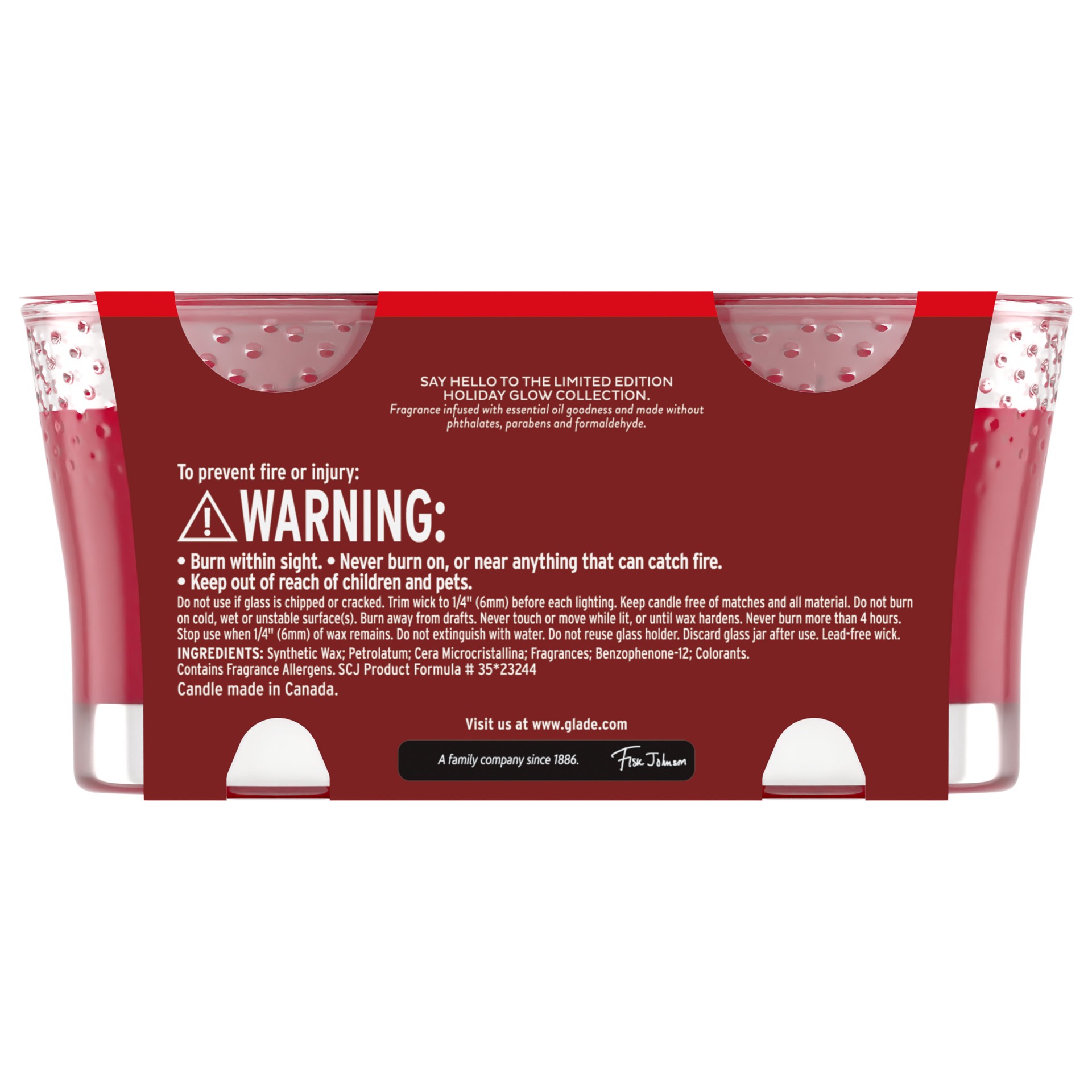 slide 2 of 5, Glade 1 Wick Scented Candle, Autumn Spiced Apple, Fragrance Infused with Essential Oils, 3.4 oz, 6.8 oz