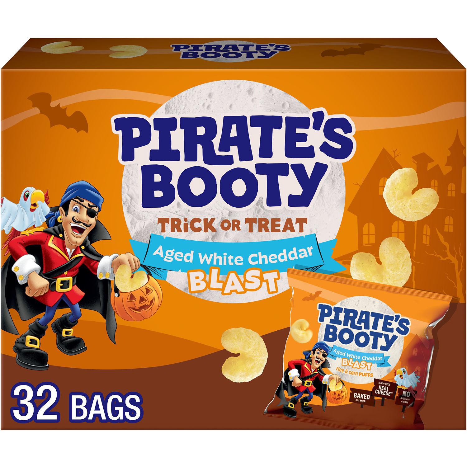 slide 1 of 8, H Pirate's Booty Cheddar Blast - 8 Oz, 32 ct