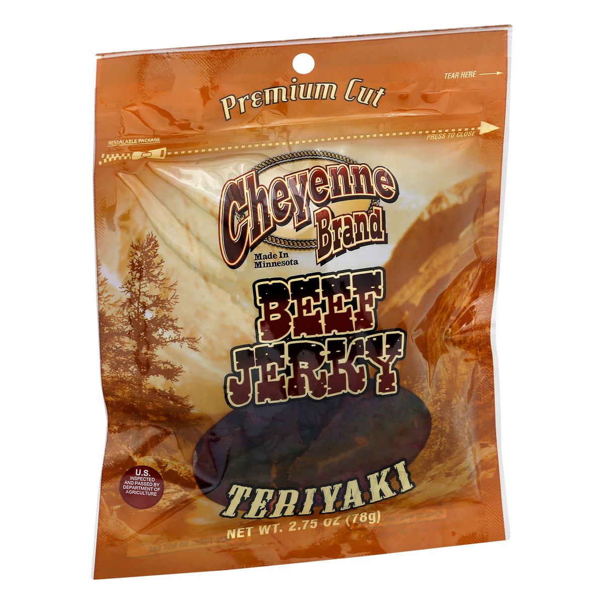 slide 10 of 10, Cheyenne Premium Cut Teriyaki Beef Jerky 2.75 oz, 2.75 oz