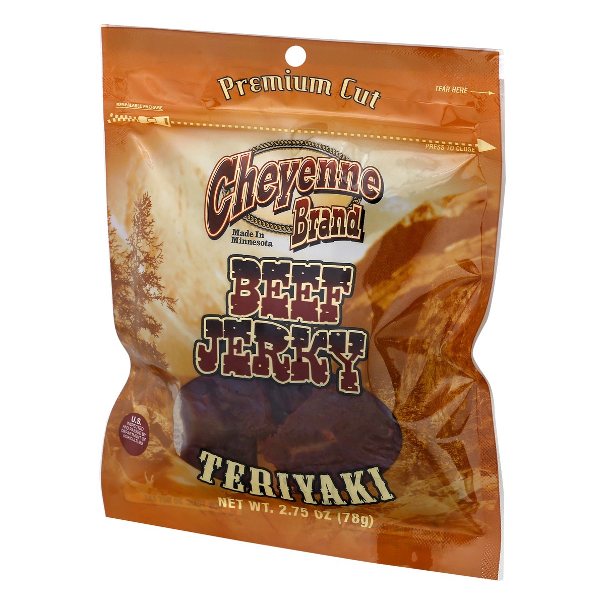 slide 9 of 10, Cheyenne Premium Cut Teriyaki Beef Jerky 2.75 oz, 2.75 oz