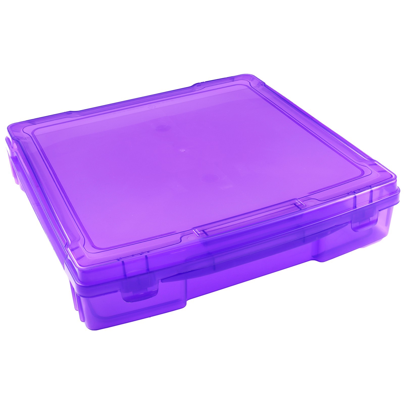 slide 3 of 4, 12" X 12" Purple Scrapbook Paper Case By Simply Tidy, 12 in x 12 in