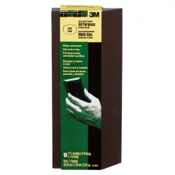 3M All Purpose Fine Grit Angled Sanding Sponge - Black