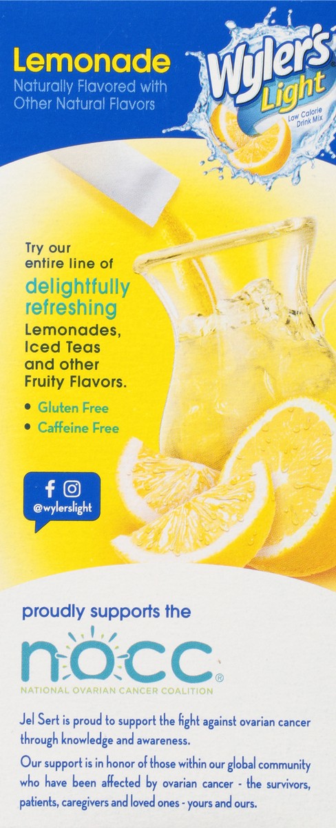 slide 12 of 12, Wyler's Light Low Calorie Lemonade Drink Mix - 3.09 oz, 3.09 oz