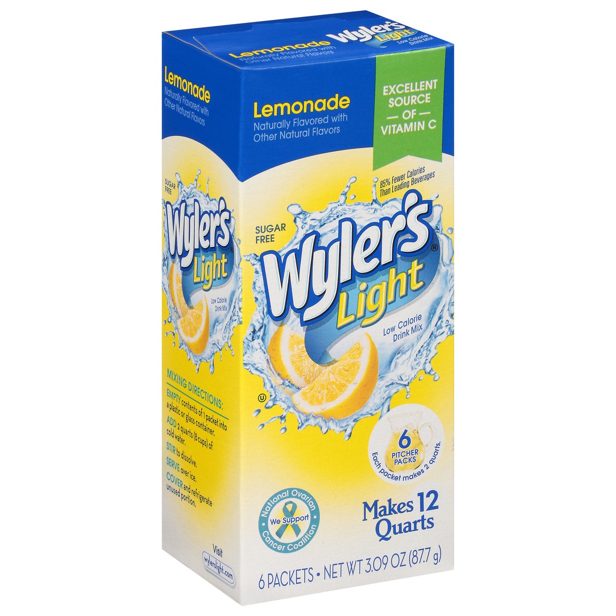 slide 3 of 12, Wyler's Light Low Calorie Lemonade Drink Mix - 3.09 oz, 3.09 oz