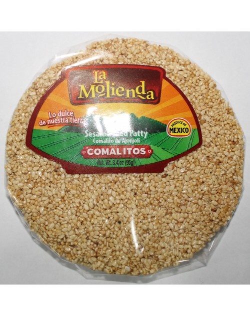 slide 1 of 1, La Molienda Comalitos Sesame Seed Patty, 3.5 oz