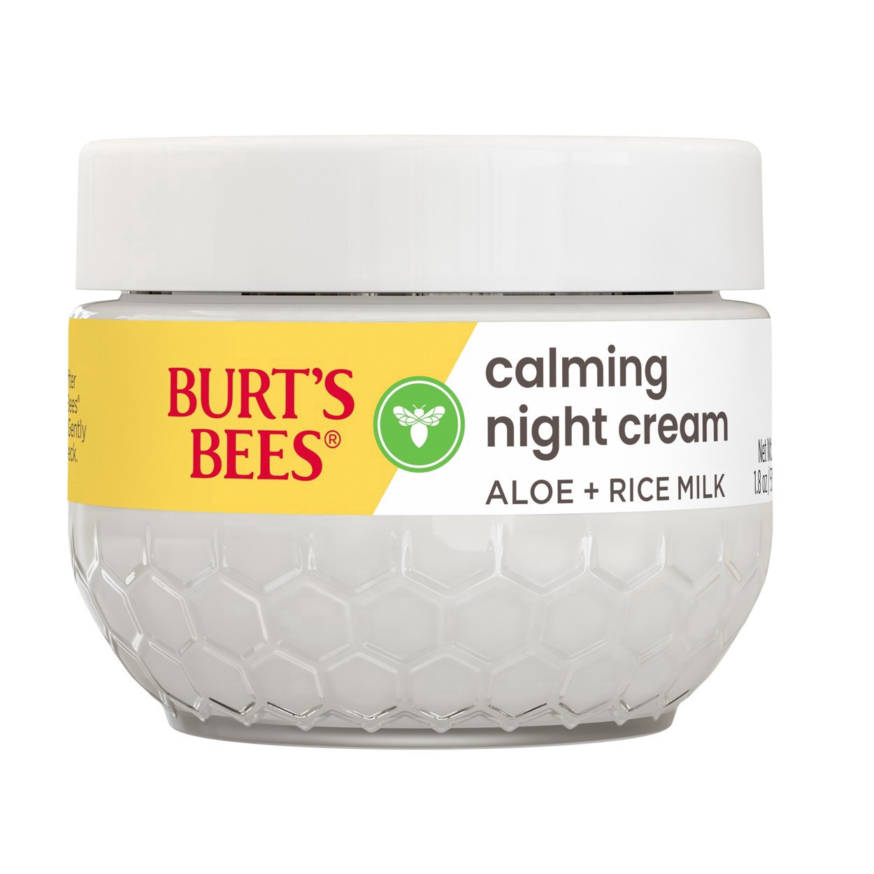 slide 25 of 142, Burt's Bees Sensitive Solutions Calming Night Cream with Aloe & Rice Milk, 1.8 oz