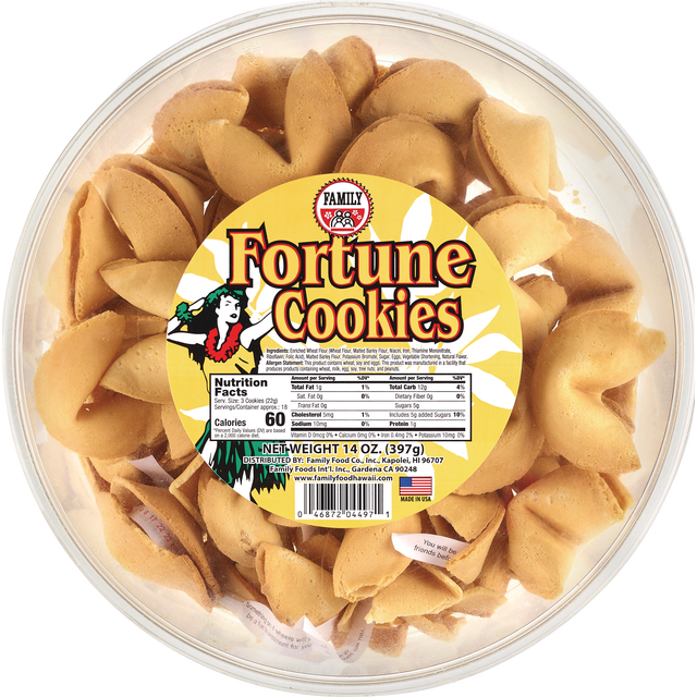 slide 1 of 1, Family Fortune Cookies, 16.2 oz