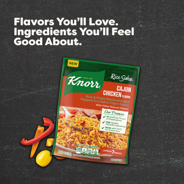 slide 13 of 17, Knorr Rice Sides Cajun Chicken Flavor Rice & Pasta Blend 5.8 oz, 5.8 oz