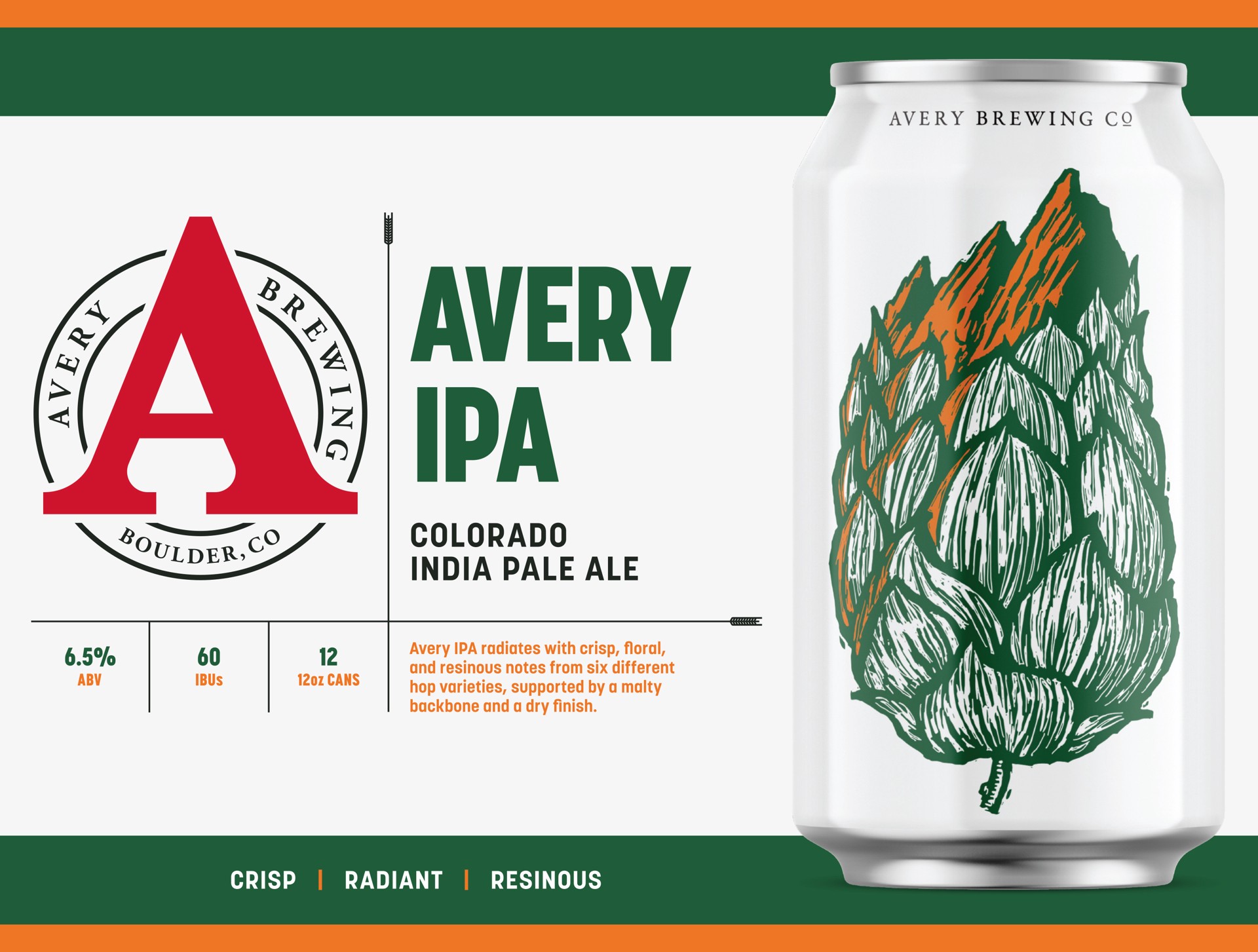 slide 1 of 10, Avery Brewing IPA - 12 Pack 12 fl oz Cans, 12 ct