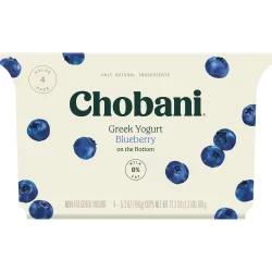 Chobani Blueberry on The Bottom Non-Fat Greek Yogurt