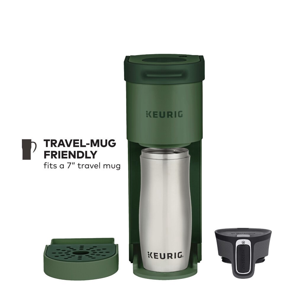 slide 4 of 5, Keurig K-Mini Brewer - Evergreen, 1 ct