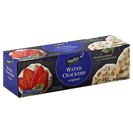 slide 1 of 1, Signature Select Crackers Wateroriginal, 4.25 oz