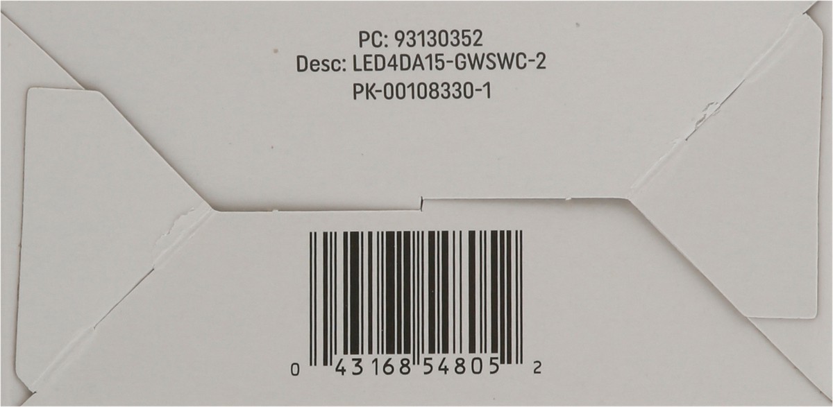 slide 3 of 9, GE LED Soft White 4 Watts Classic Shape 2 Pack Light Bulbs 2 ea, 2 ct