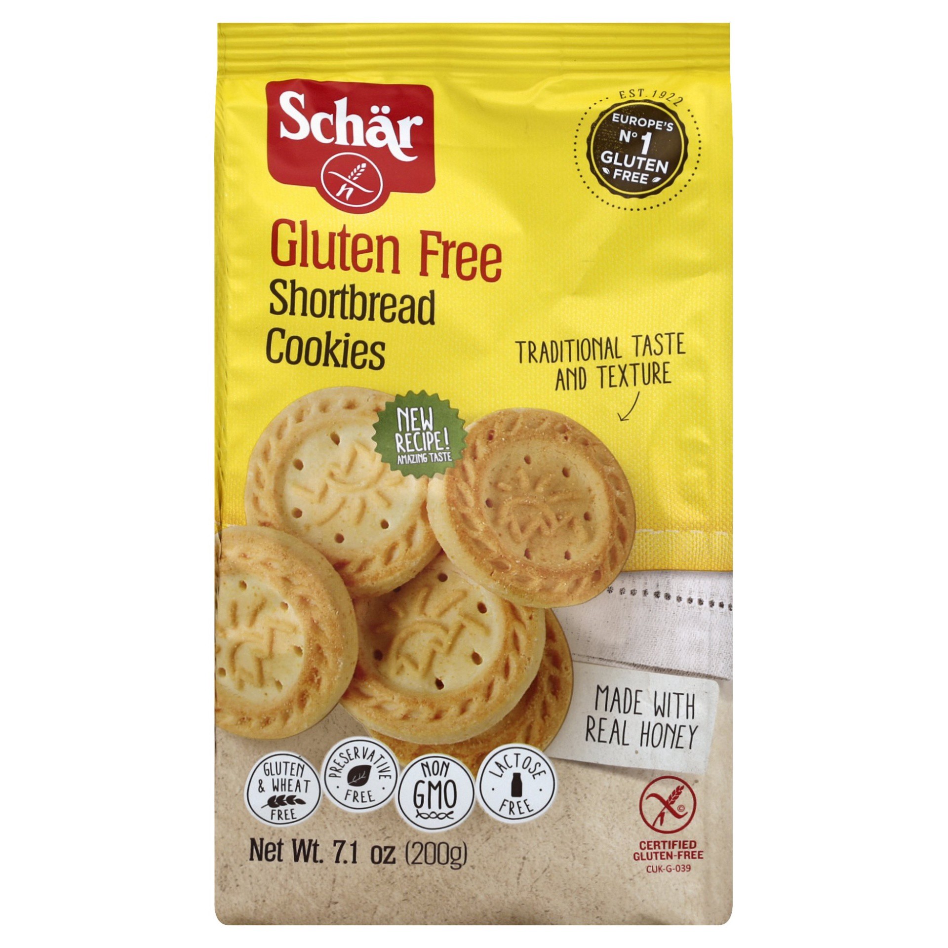 slide 1 of 9, Schär Gluten-Free Shortbread Cookies 7.1 oz, 7.1 oz