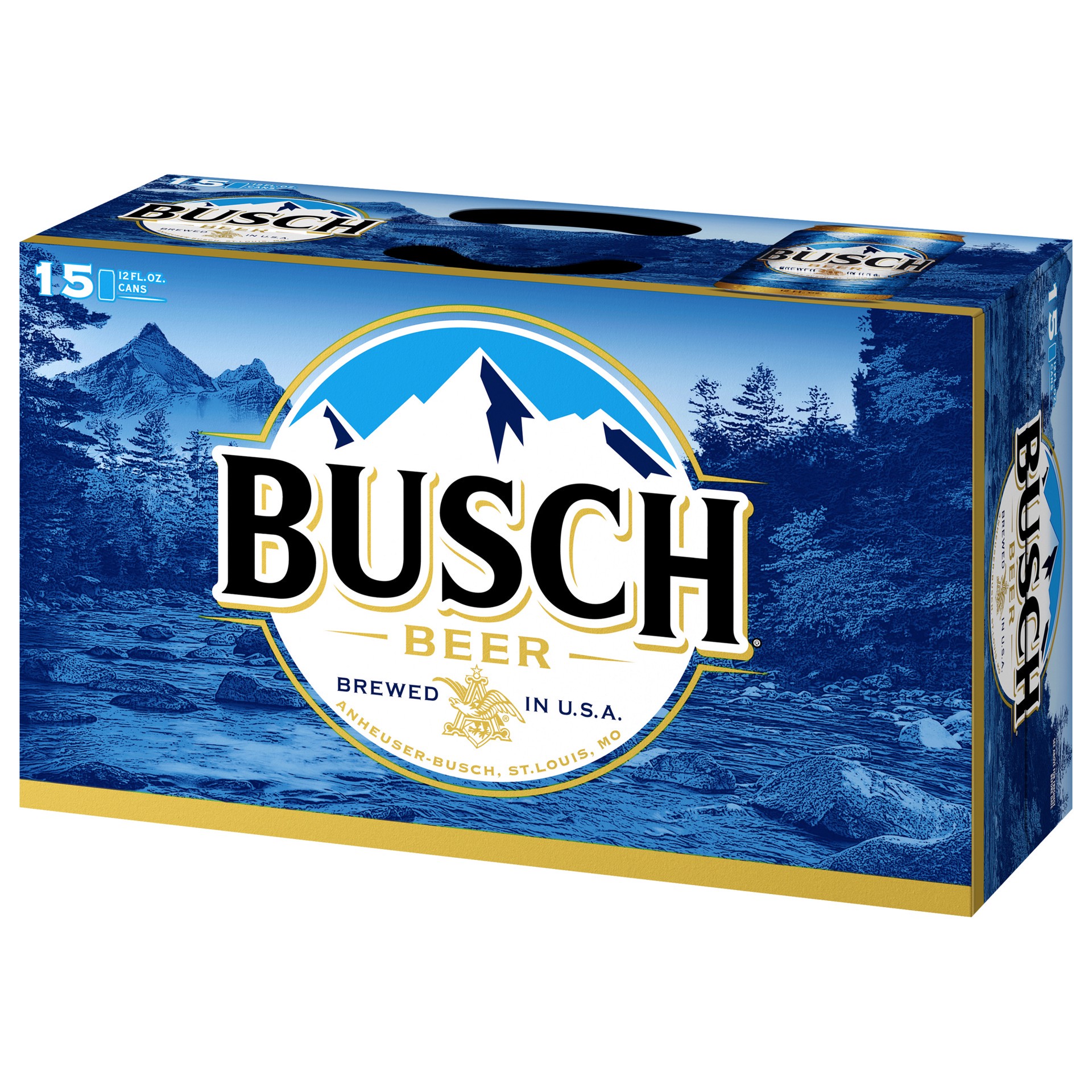 slide 3 of 3, Busch Outdoor 15x12 oz Can Pack CARRIER, 15 ct