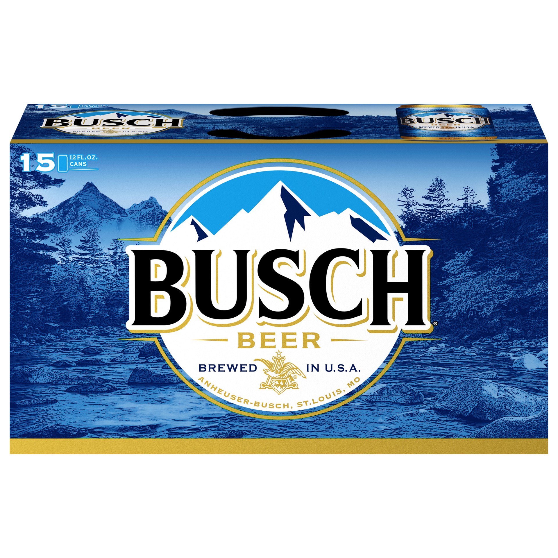 slide 2 of 3, Busch Outdoor 15x12 oz Can Pack CARRIER, 15 ct