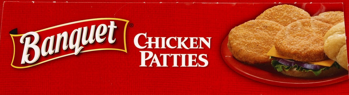 slide 4 of 4, BANQUET Frozen Chicken Patties Made With 100% Natural* Chicken, 14.4 oz., 14.4 oz