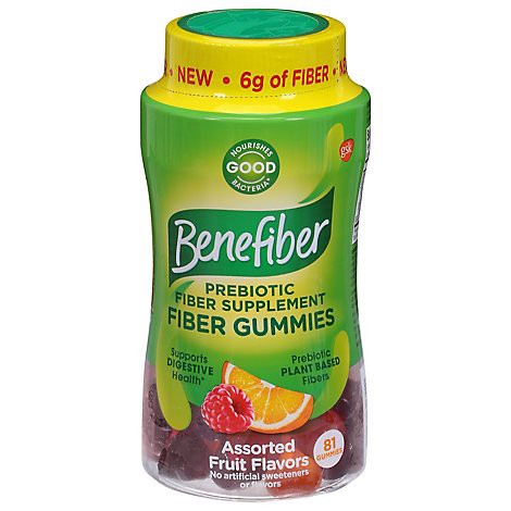 slide 1 of 1, Benefiber Gummy 81ct - 81 CT, 81 ct