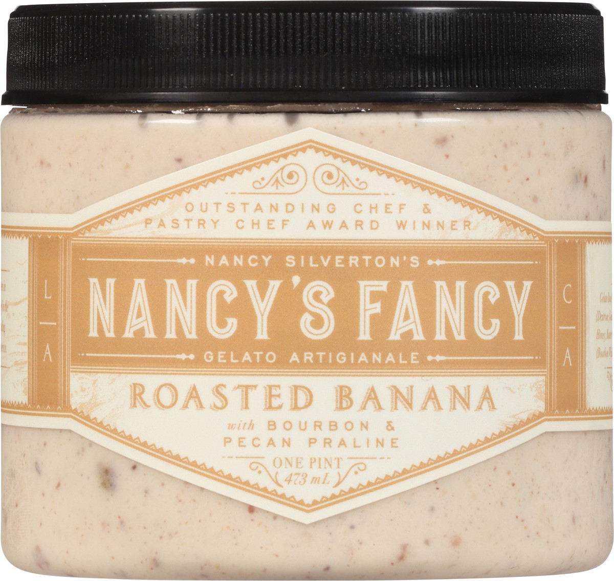 slide 9 of 13, Nancy's Fancy Roasted Banana Gelato Artigianale 1 pt, 1 pint